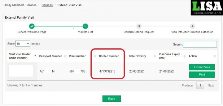 how to check border number