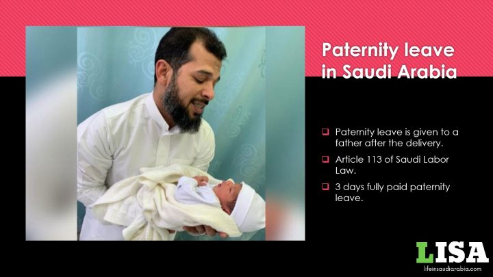 Paternity leave in Saudi Arabia