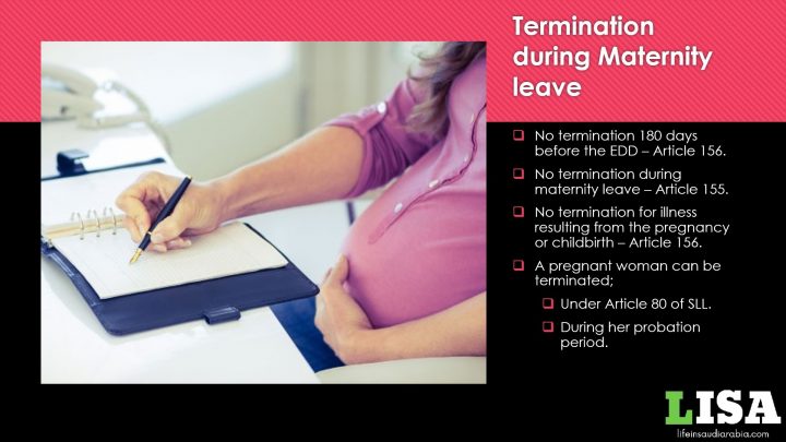 termination during maternity leave in Saudi Arabia