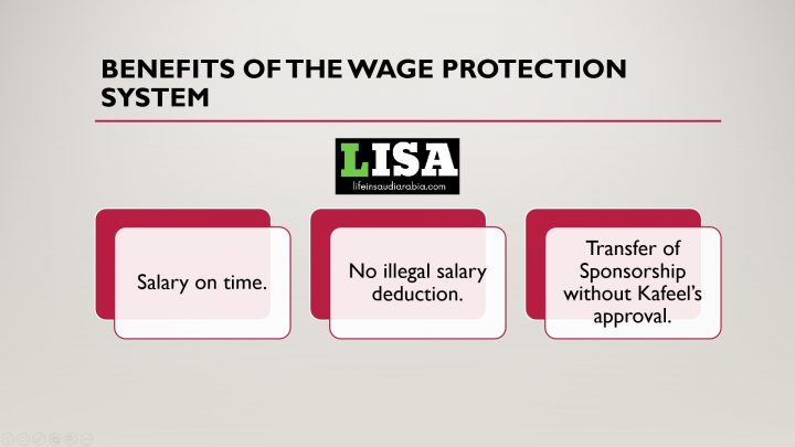 Benefits of the Wage Protection System