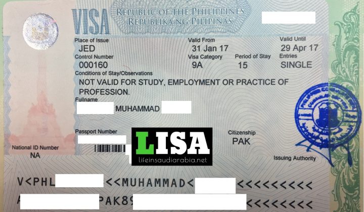 philippine visit visa from saudi arabia