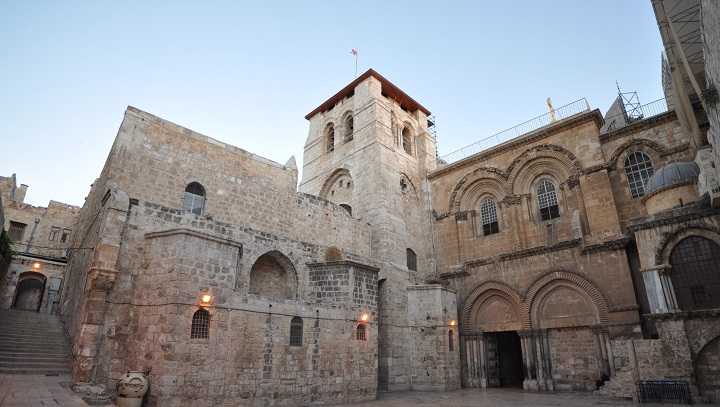 The Church of the Holy Sepulchre is the place from where Prophet Isa عليه السلام was taken to the heavens.