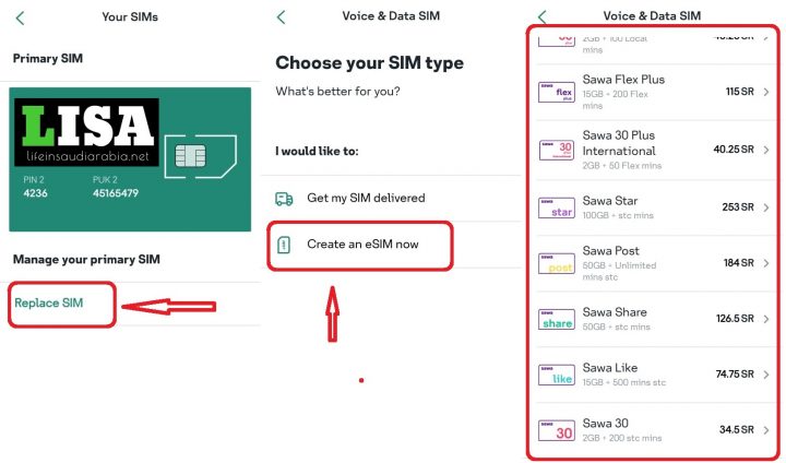 Convert existing STC SIM to an eSIM