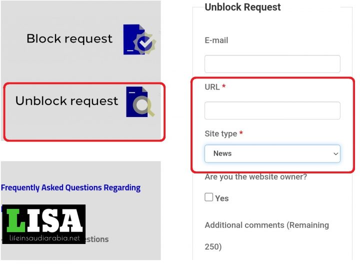 How to unblock a website?