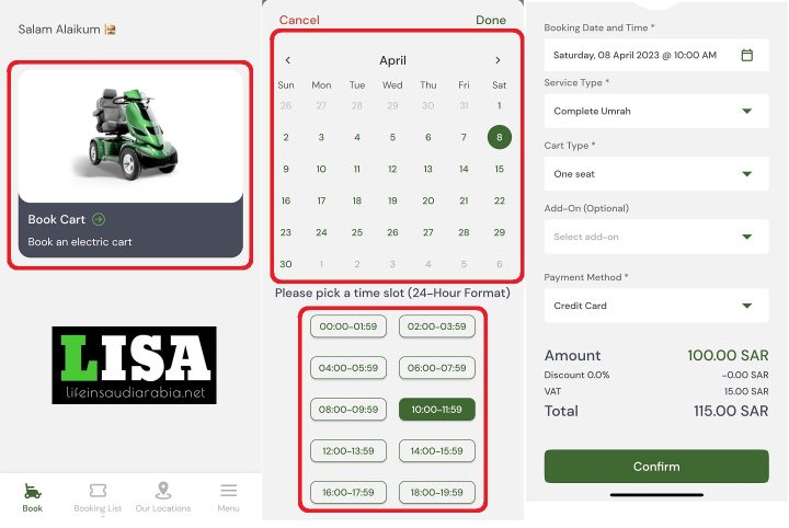 Book the Electric Scooter for Umrah